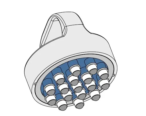 Mane Magic Hair Oil Applicator Device - Exploded View