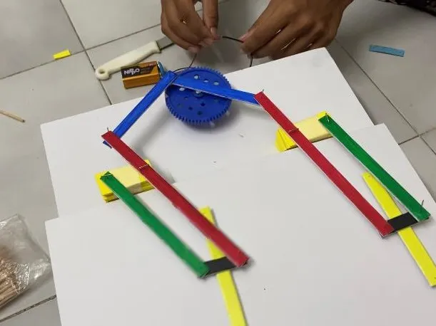 Behind the scenes manufacturing process